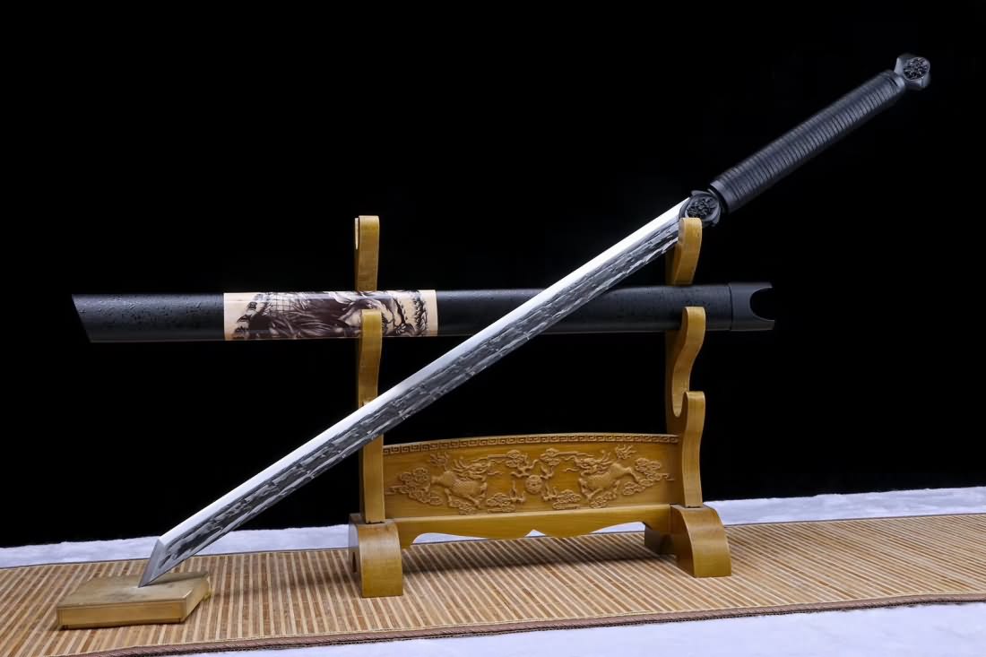 Chinese Straight Sword  High-performance Pattern Steel Sharpening