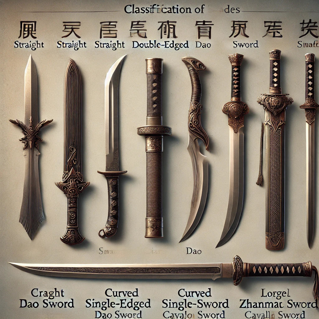 Classification Overview of Chinese Swords and Knives