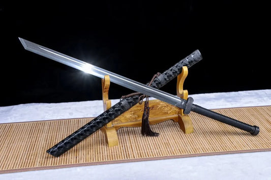 2 custom swords, with brass fittings