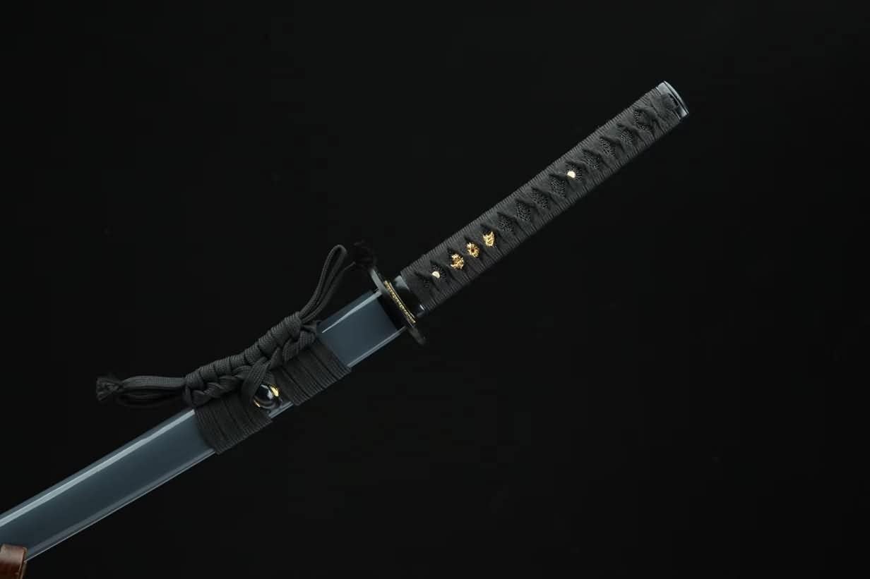 T-1095 Clay-Tempered Katana – Ray Skin & Silk Ito Handle