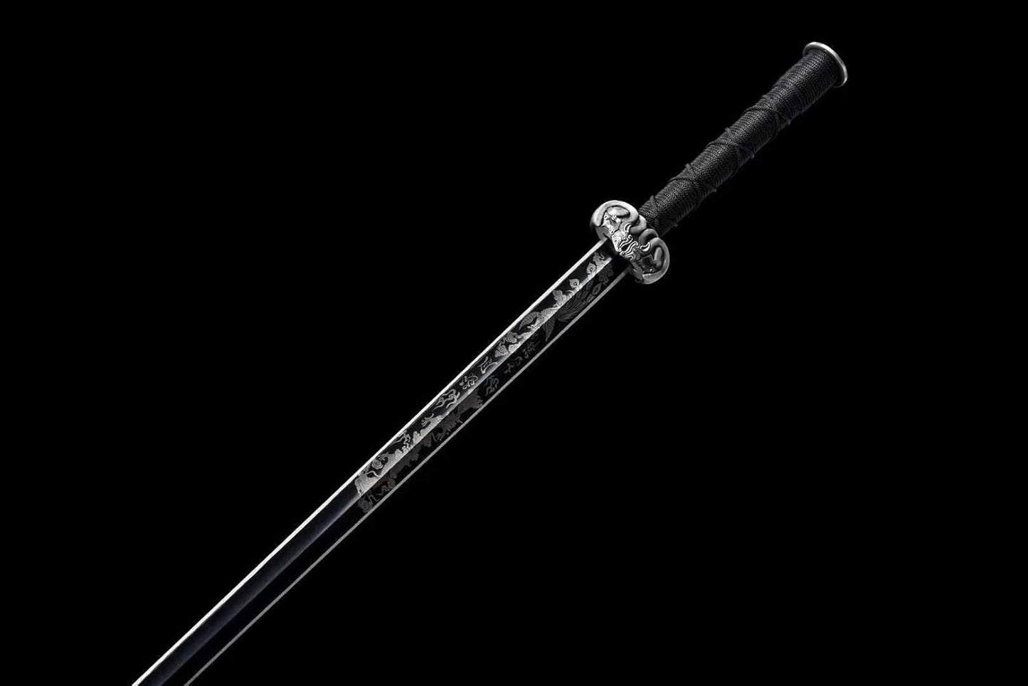 Hand-Forged Han Jian Sword – High Carbon Steel, Traditional Longquan Craft