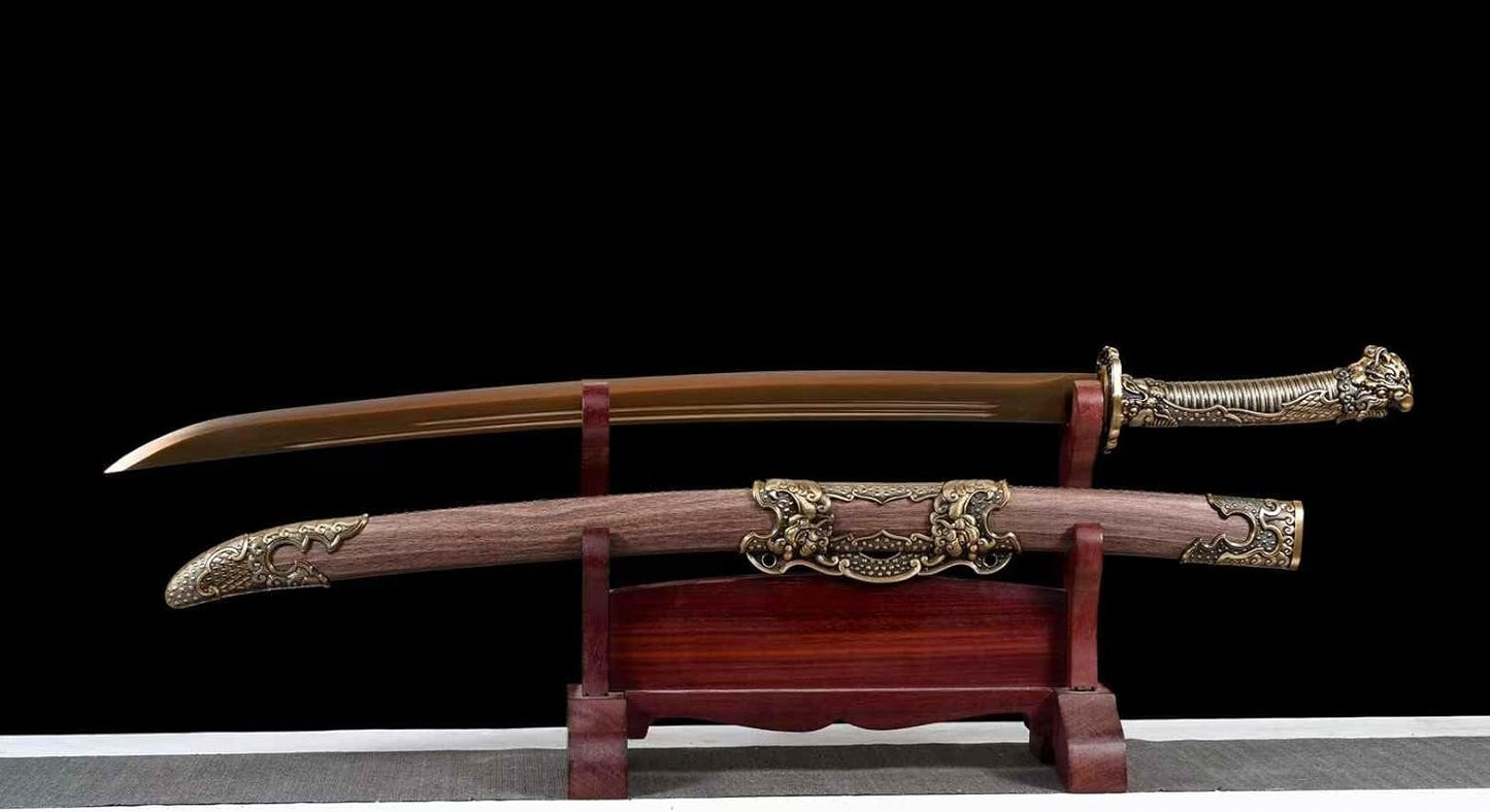 Hand-Forged Xiuchun Dao – High Carbon Steel Broadsword