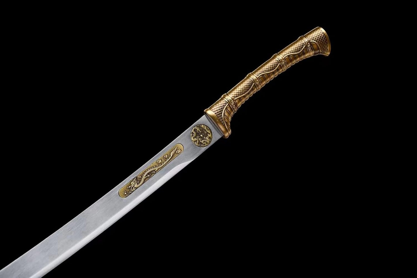 Qingdao | Forged High Carbon Steel Blade | Dragon Design Zinc Alloy Fittings | 41"