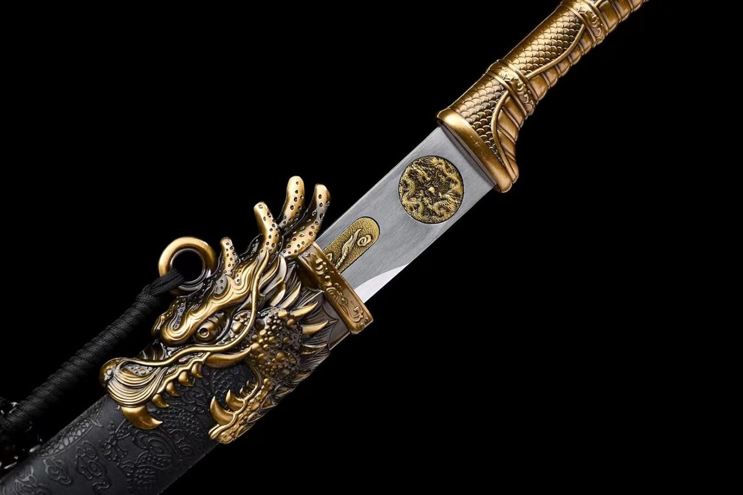 Qingdao | Forged High Carbon Steel Blade | Dragon Design Zinc Alloy Fittings | 41"