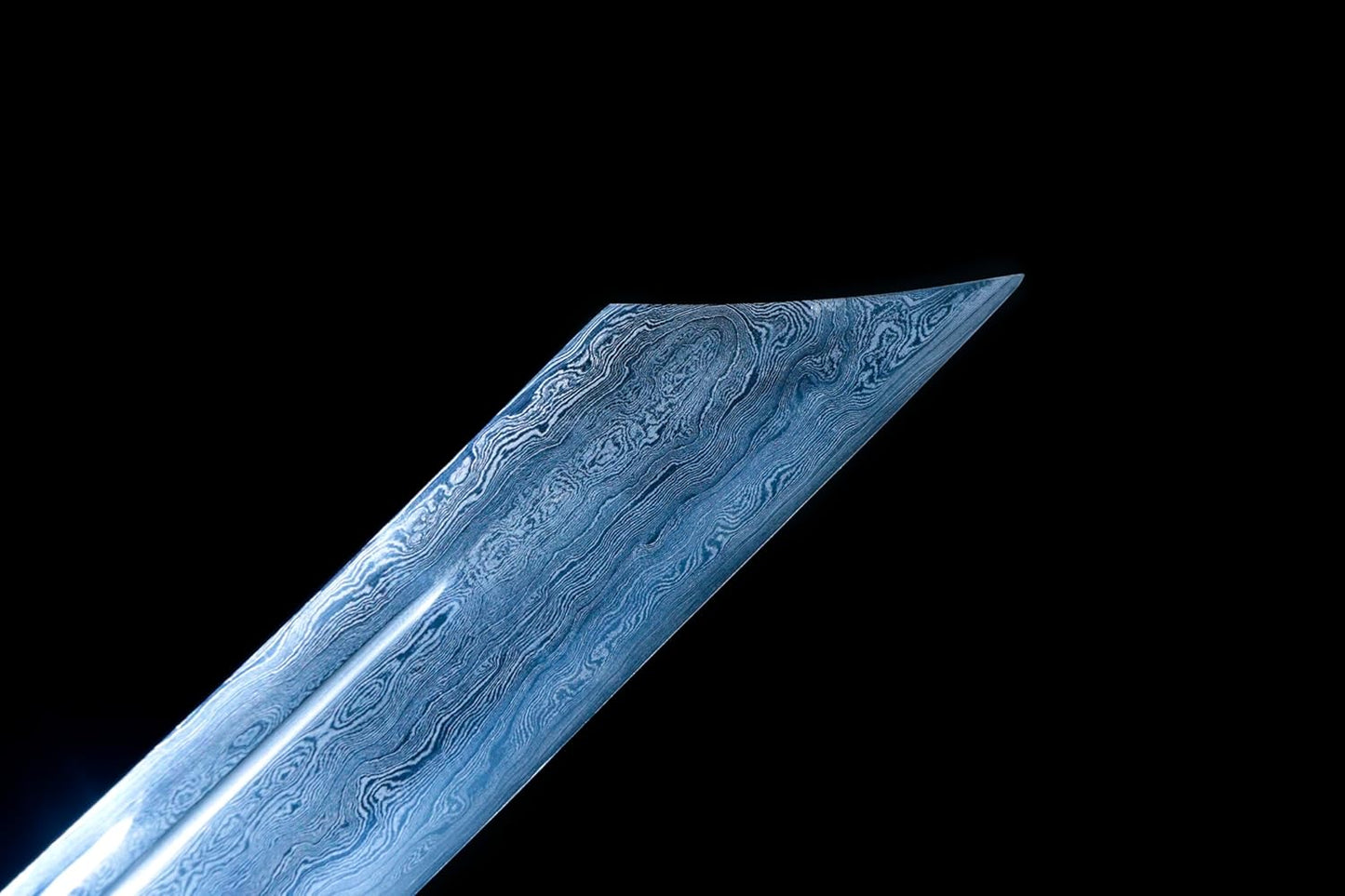 Hand-Forged Kangxi Dao – Damascus Steel Chinese Sword