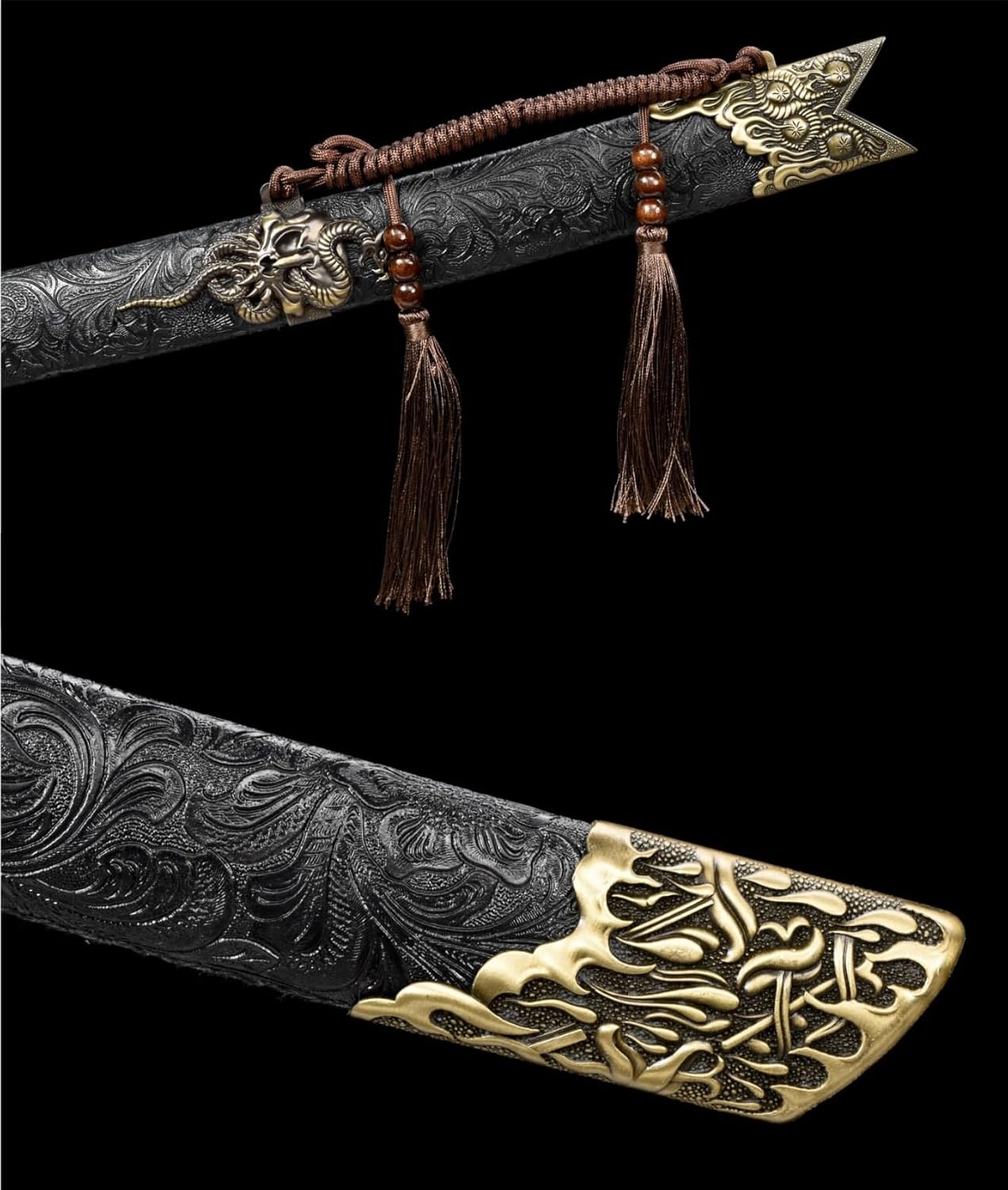 Hand-Forged Flying Dragon Dao Sword – High Carbon Steel Blade