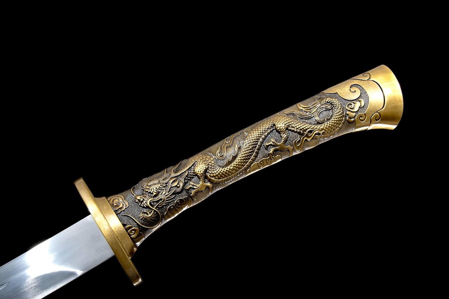 Qingdao Broadsword - High Manganese Steel Blade with Dragon Motifs