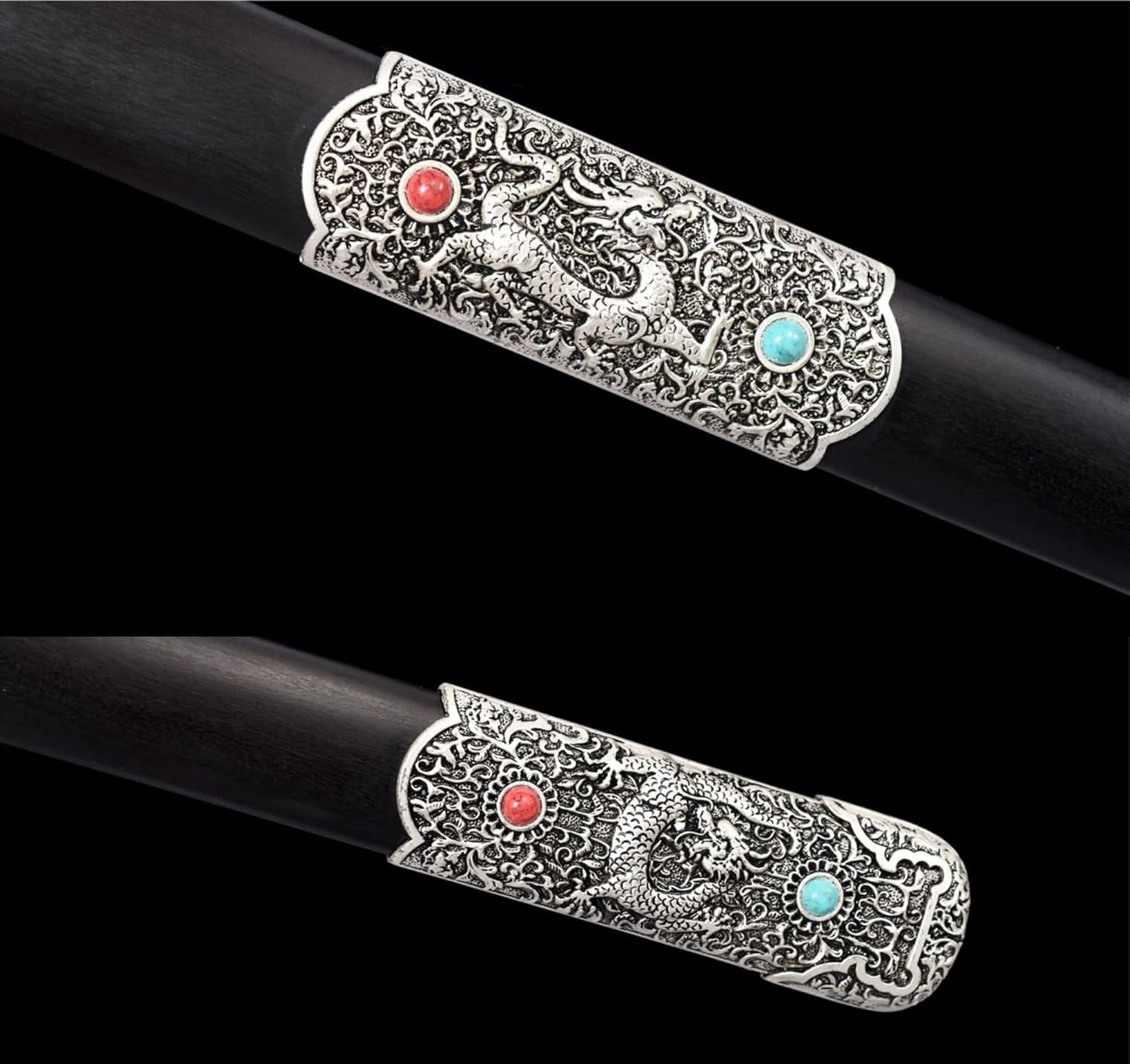 Tang Dao Sword - Hand Forged Damascus Steel with Tang Dynasty Design