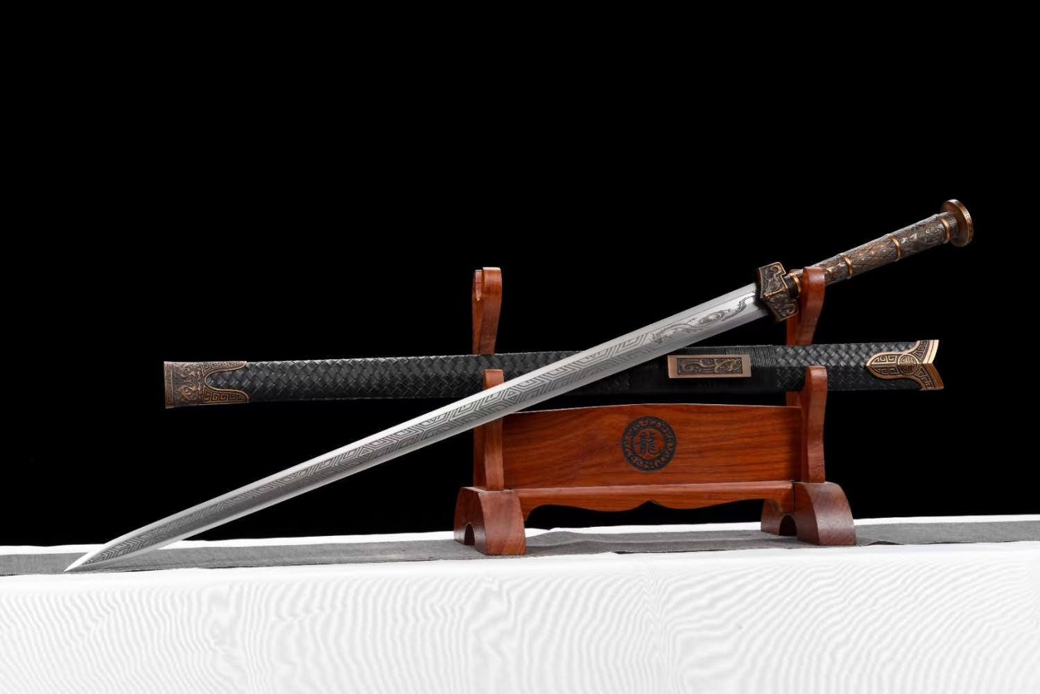 LOONGSWORD Chinese Longyuan jian Sword Real hand Forged Blade – Chinese ...