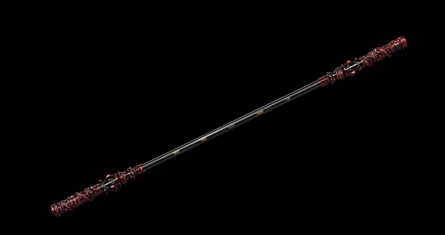 Sun Wukong's Gold Cudgel Replica – Stainless Steel Black Edition (1:1 Scale)