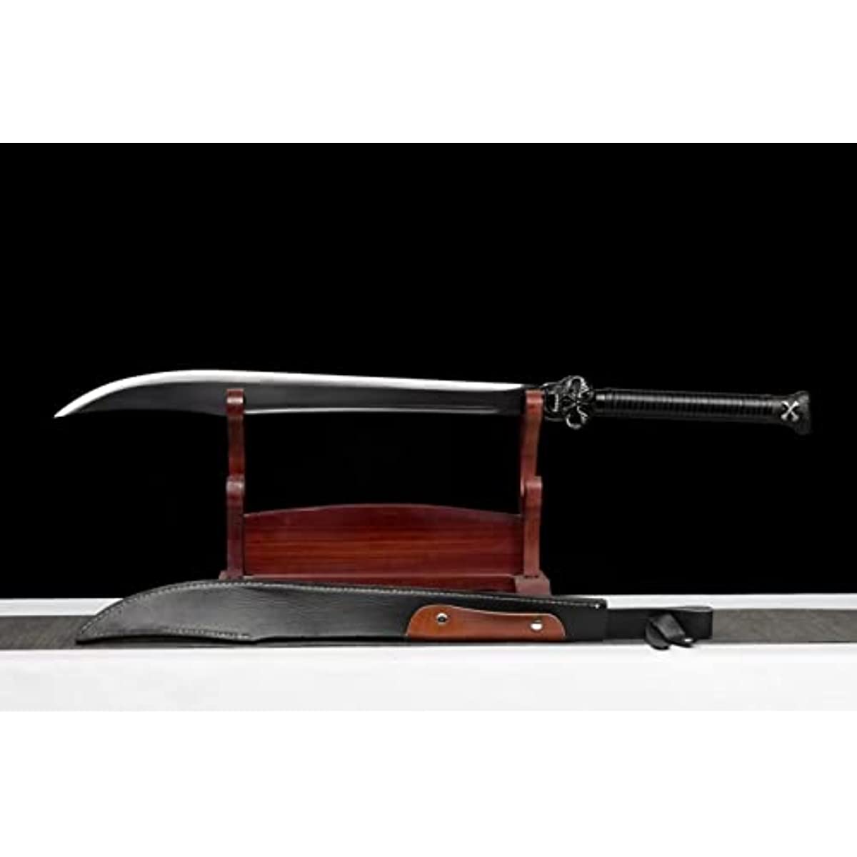 LOONGSWORD,chinese sword,DaDao,Broadsword,High Carbon Steel Blade,PU Scabbard Length 36"