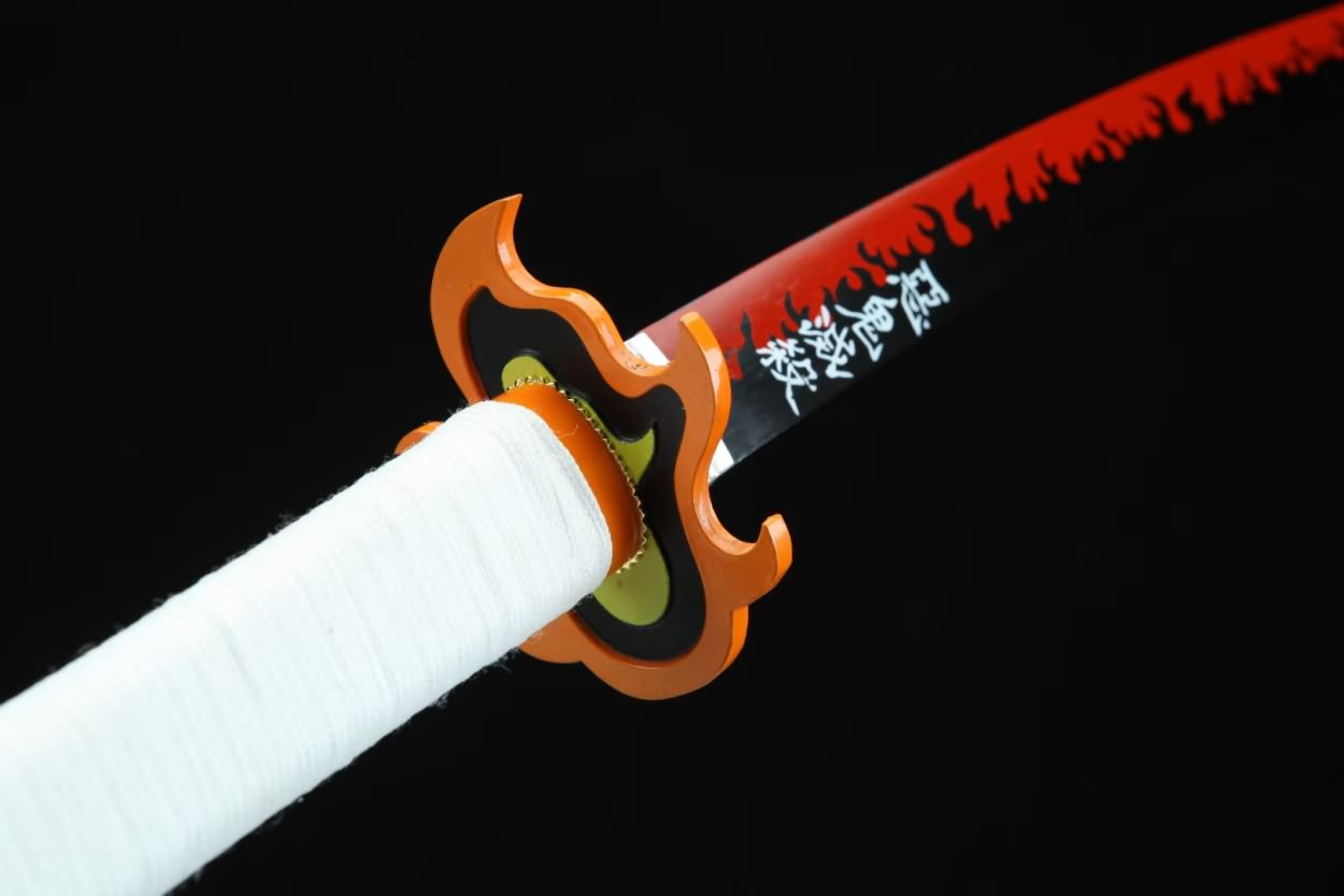 Cosplay Sowrd Demon Slayer Forged Medium Carbon Steel Katana real ...