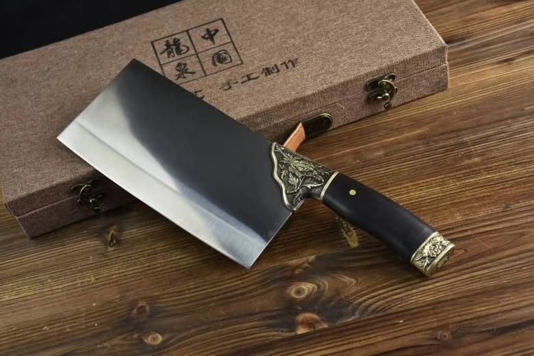 Chef Knife Forged Handmade 8 Inch Professional Kitchen Knife, Meat Cleaver  German Hc Steel with Solid Wood Handle - China Cleaver Knife and Kitchen  Knife price