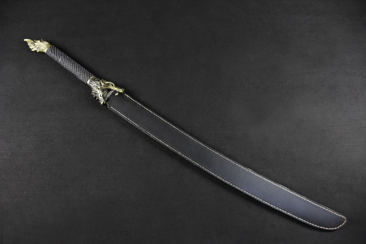 Dragon machete,Handmade(High carbon steel blade)Full tang – Chinese ...
