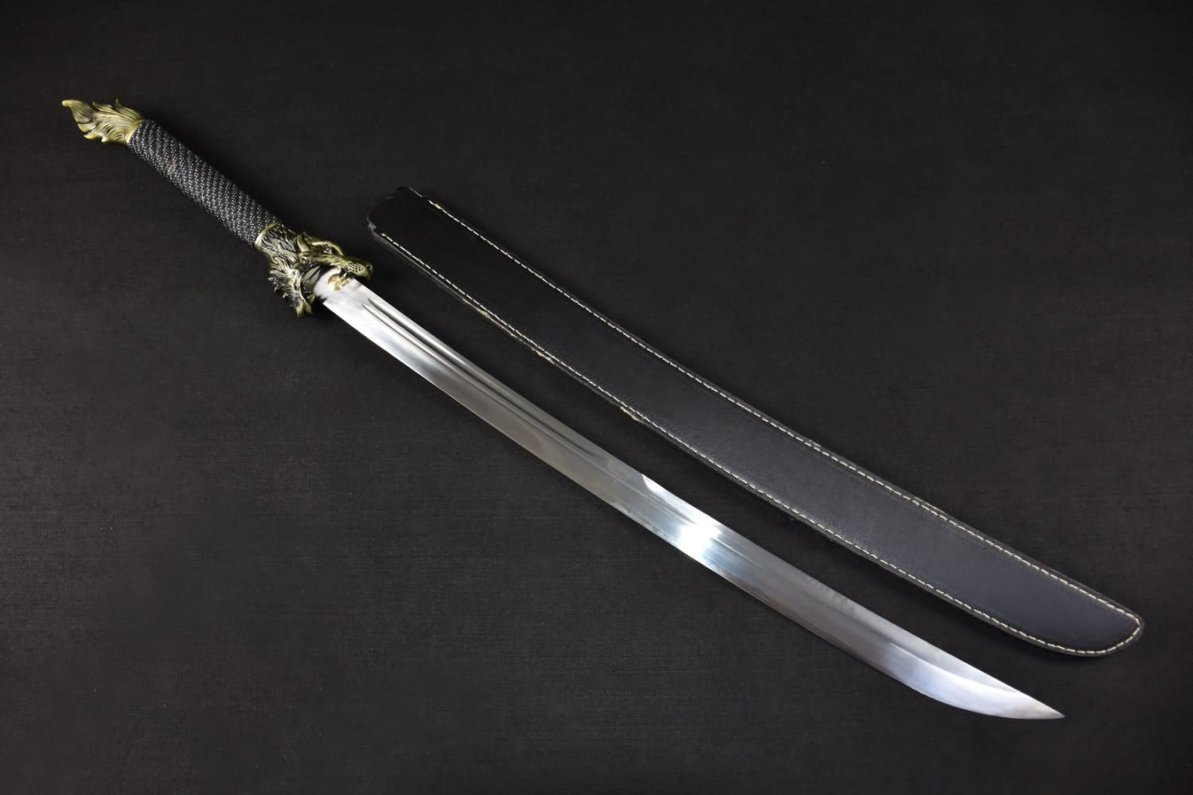 Dragon machete,Handmade(High carbon steel blade)Full tang – Chinese ...