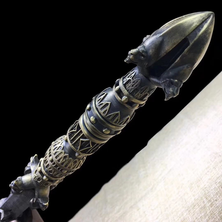 Cold weapon in ancient China,Dragon mace,Damascus steel – Chinese Sword ...